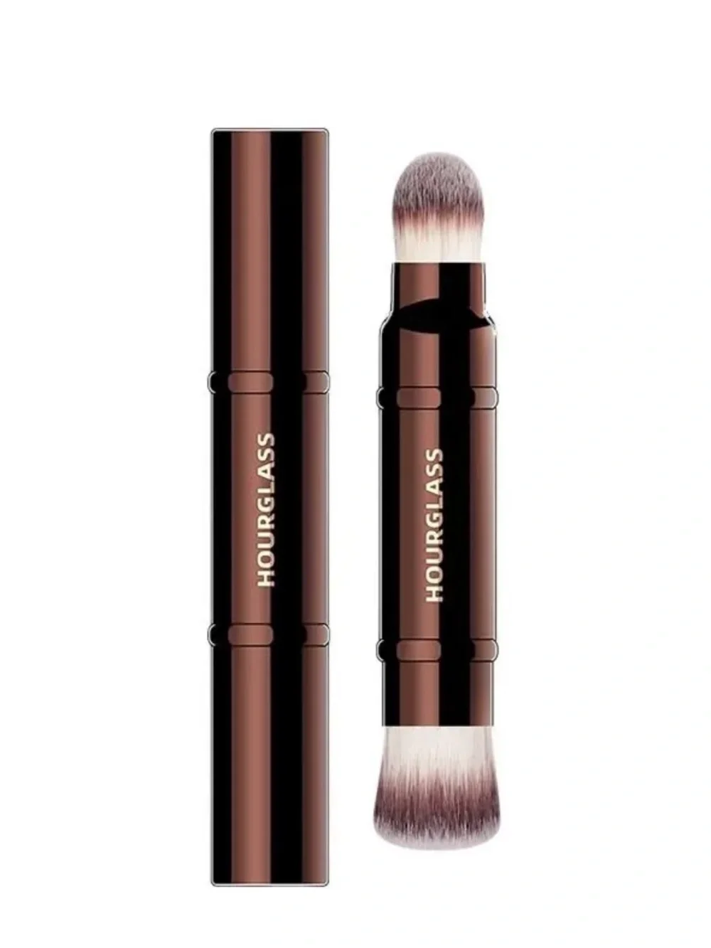 Hourglass Retractable Double-Ended Foundation Makeup Brush Luxury Beauty Tool
